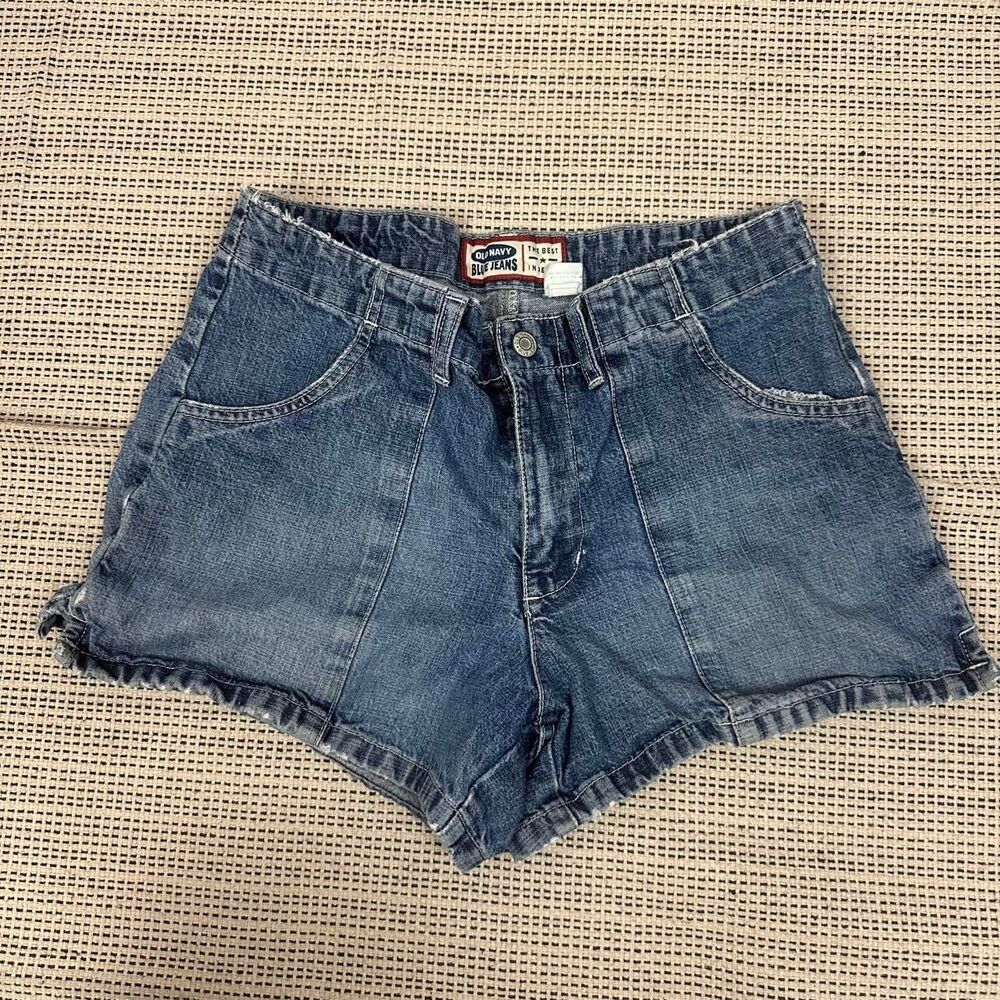 Y2K Old Navy Blue Jeans Denim Shorts Mid Rise